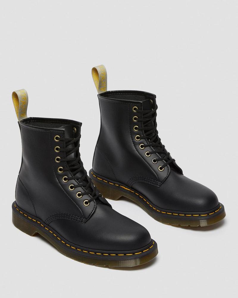 Men's Dr Martens Vegan 1460 Felix Lace Up Boots Black | AU 544GSO